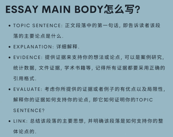 Introduction Main Body Conclusion