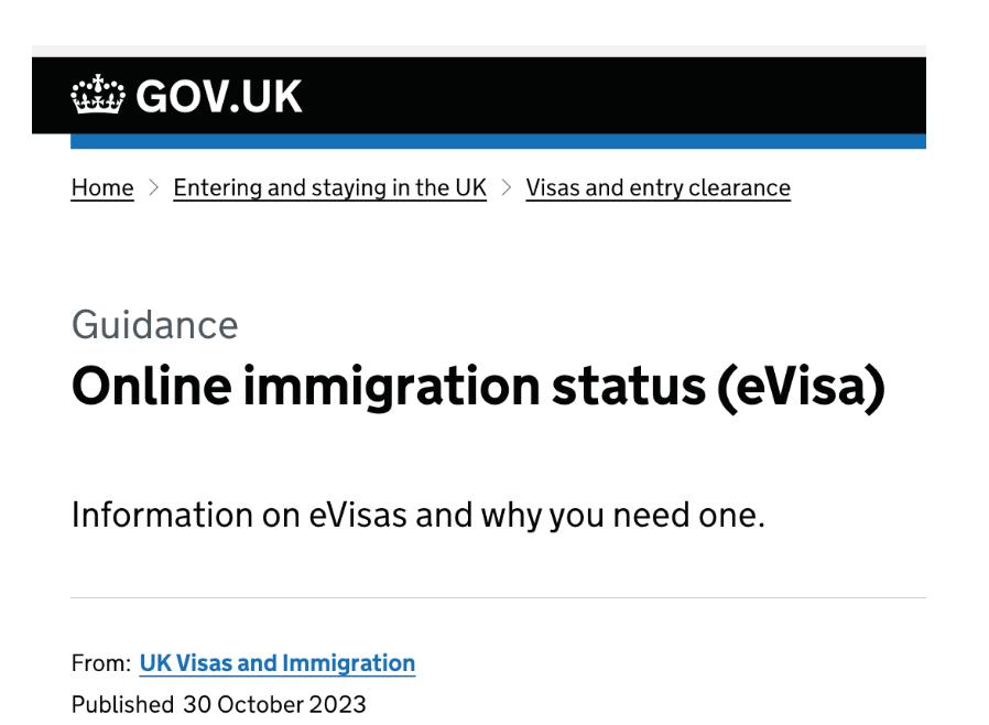 官宣：电子签证系统eVisa即将开启！英国政府官网查看