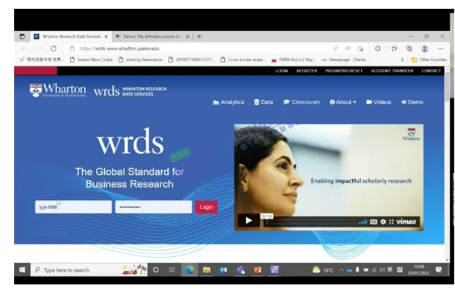 Wharton Research Data Services