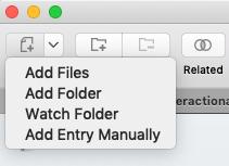 Add Entry Manually