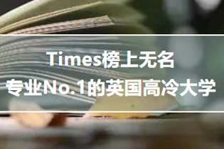 Times榜上无名，但是专业No.1的英国高冷大学