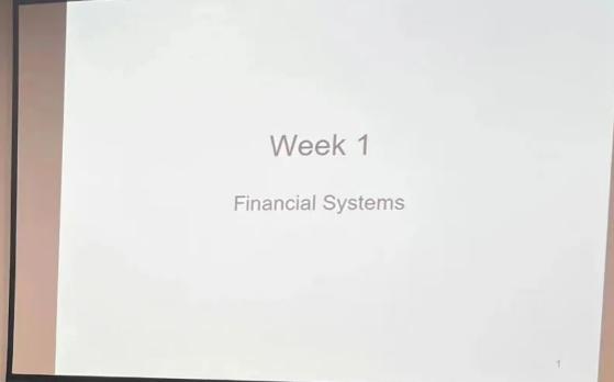 Financial Systems