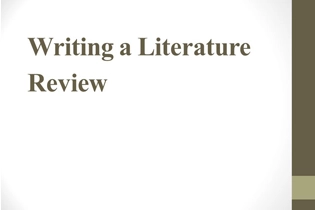 Literature Review这样太好写了！模板快拿去！
