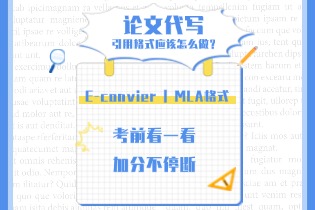 引用格式应该怎么做？MLA格式？ | 论文代写