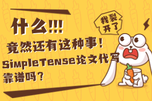 SimpleTense论文代写靠谱吗？SimpleTense代写价格怎么样？