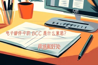 电子邮件中的 BCC 是什么意思？用途和好处