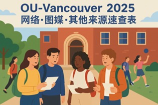 Vancouver格式特殊文献速记-2026英国大学Vancouver格式速查表